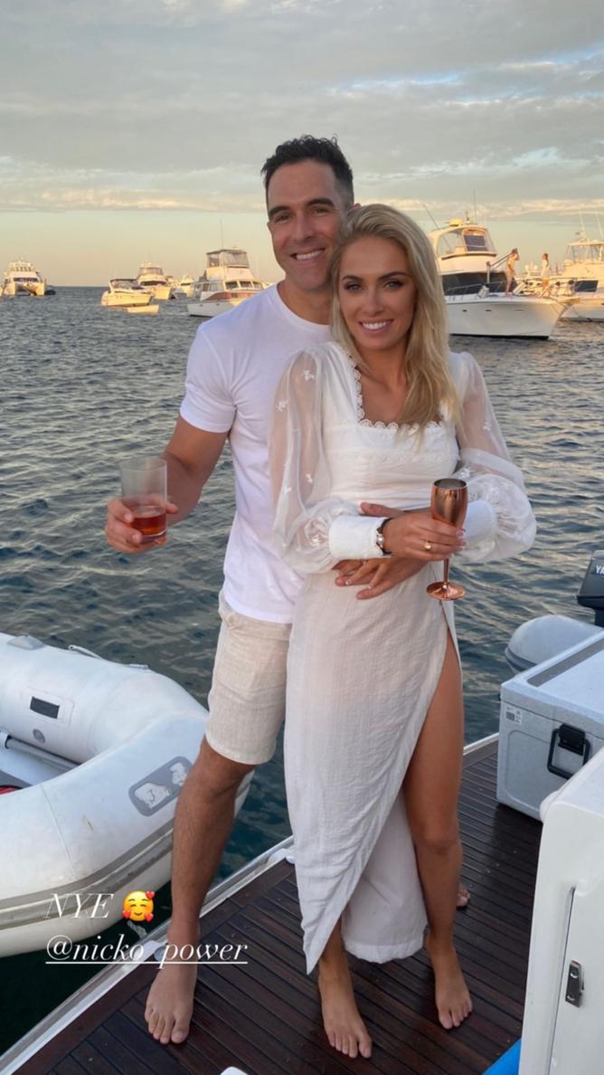 Bri Sheppard and Nick Power celebrate NYE together