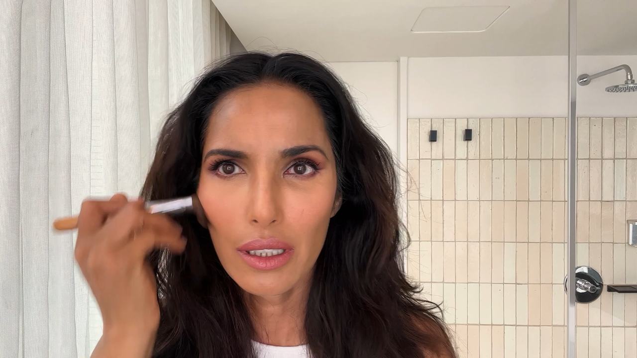 Padma Lakshmi Reveals Her DIY Beauty Staples and the Secret to a Smudge-Proof Lip